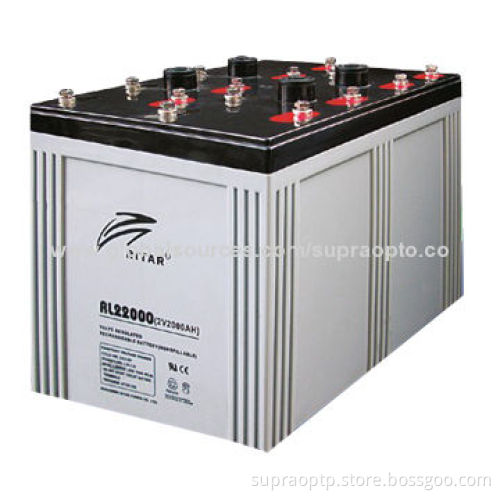 2V/3000Ah Valve Regulated Lead-acid Gel Battery with High-quality Gaseous Silica, Long LifespanNew